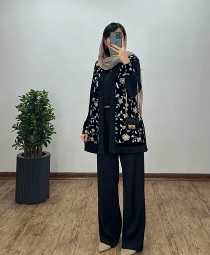 مانتو مجلسی سوزندوزی پگاه