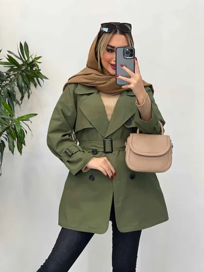 بارانی ژیله دکمه دار