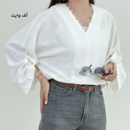 شومیز زنانه یقه هفت جلو بسته | آی بولک