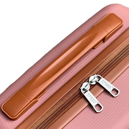 چمدان نشکن اسپید مدل SPEED-SPD213 SERIES سری 4 عددی (به همراه چمدان آرایشی هدیه) - قابلیت باز شدن در از جلو