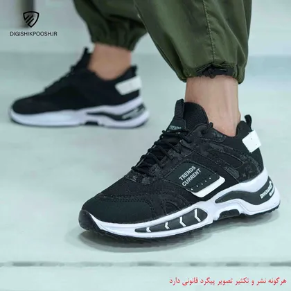 کفش کتانی گوچی مشکی سفید T