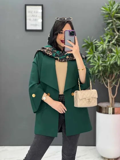 مانتو مازراتی آستین مثلثی