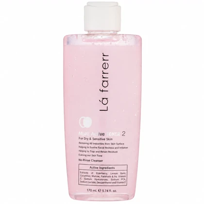 تونر لافارر مدل مولتی اکتیو 2 مناسب پوست خشک و حساس 170ml