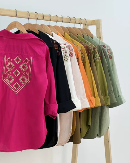 شومیز گلدوزی دلانا(38)کد:4964