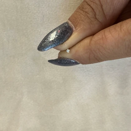 پیرسینگ بینی نقره تک نگین نقطه ای 1.5mm