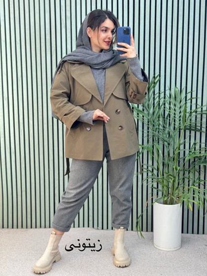 بارانی آستردار نازلی پلاس