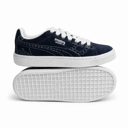 کفش کتانی پوما مدل المپیک سرمه ای کد 295102