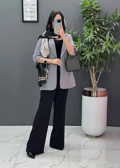 مانتو کتی آستین پاگن