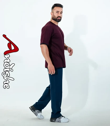 تیشرت شلوار پنبه مردانه مدل مانگ