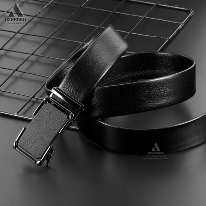 کمربند مردانه چرم Leather Ratchet Belt BL117
