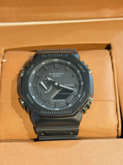 ساعت جی شاک 2100مشکی شفاف