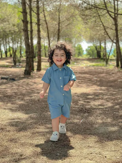 پیراهن شلوارک سامان
