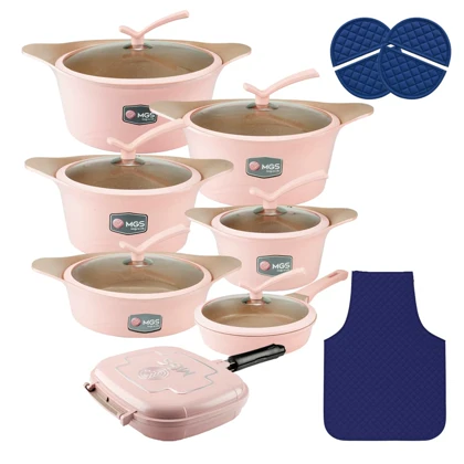 سرویس قابلمه 19 پارچه گرانیت طرح کره ای C