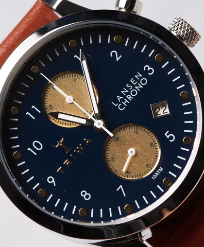 ساعت مچی عقربه ای تریوا مدل Pacific Lansen chrono