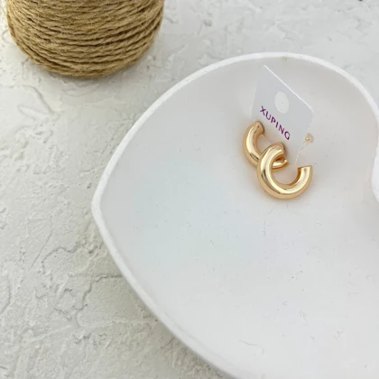 گوشواره حلقه‌ای زنانه، طرح طلا ژوپینگ