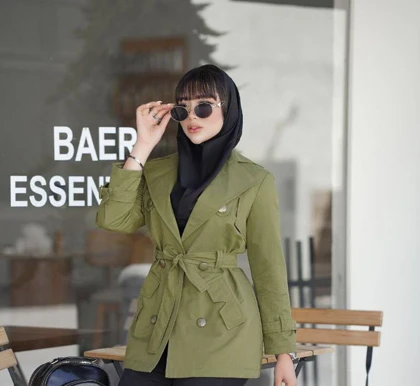 بارانی کوتاه پاییزه (زنانه)