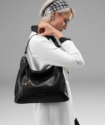 کیف دستی زنانه چرم مصنوعی دسته دار دیوید جونز DAVIDJONES