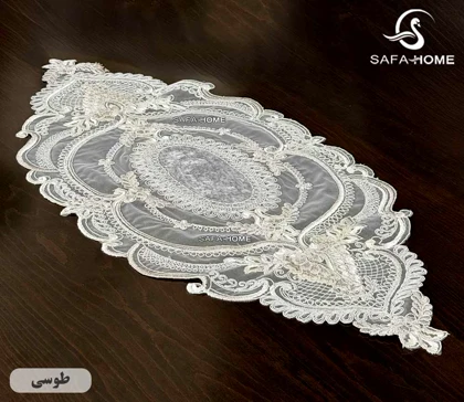 رومیزی جلو مبلی طرح حریر