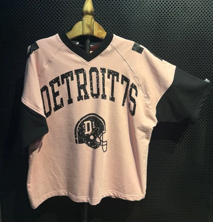 تیشرت مردانه باکسی DETROIT
