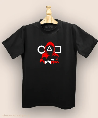 تیشرت مردانه و زنانه طرح اسکویید گیم کد 933