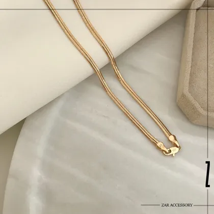 گردن‌بند هرینگبون بافت‌دار