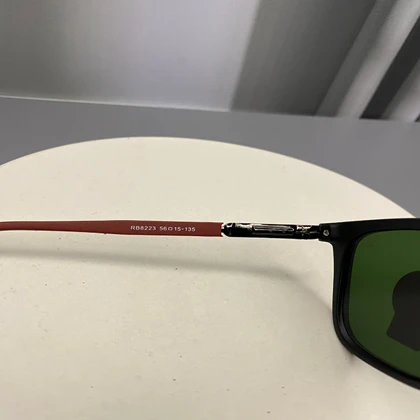 عینک آفتابی ری‌بن با فریم فلزی و لنز شیشه سنگ UV400 Ray-Ban