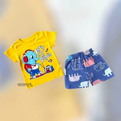 تیشرت شلوارک راحتی اسپرت