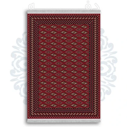 فرشینه از جنس پارچه هازان مخمل ترک طرح سنتی و مدرن برند دفه کد DDSS245