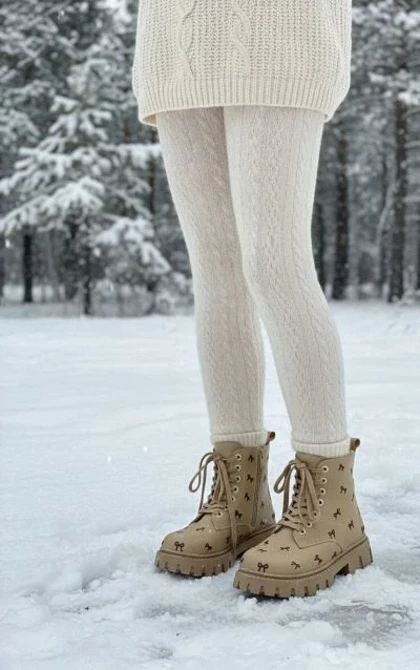 خرید پوتین بچه گانه پاپیونی شیک و مجلسی