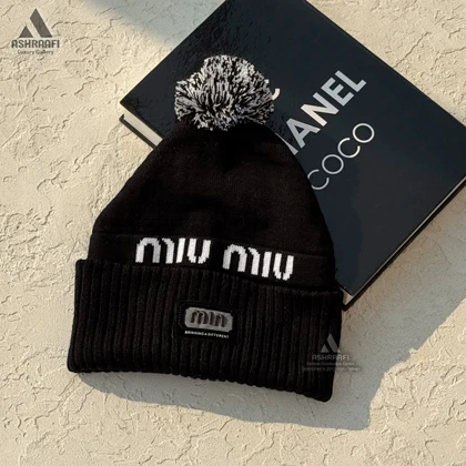 کلاه بافتنی میو میو Beanie Hat HA165