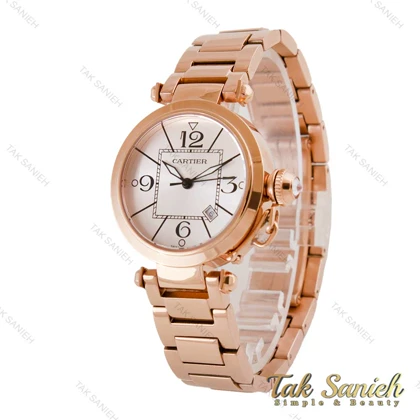 ساعت کارتیر زنانه مدل پاشا رزگلد Cartier-4967-L