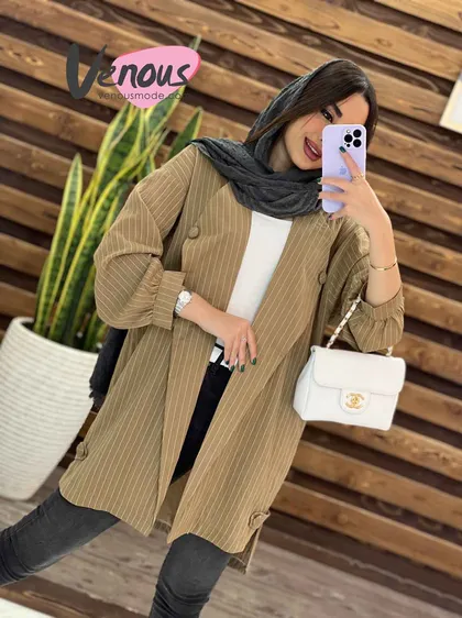 مانتو کتی یقه برگردون