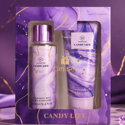 ست هدیه بادی اسپلش و لوسیون بدن یامانفن مدل Candy Life