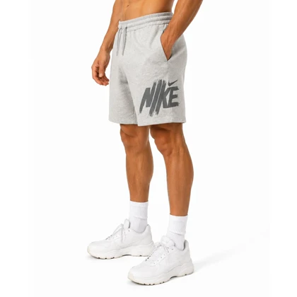 شلوارک ورزشی مردانه نایک مدل Dri Fit-9105 طوسی روشن