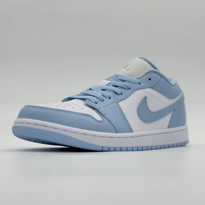 کفش نایک ایر جردن وان لو آیس بلو NIKE AIR JORDAN 1 ICE BLUE کد 227