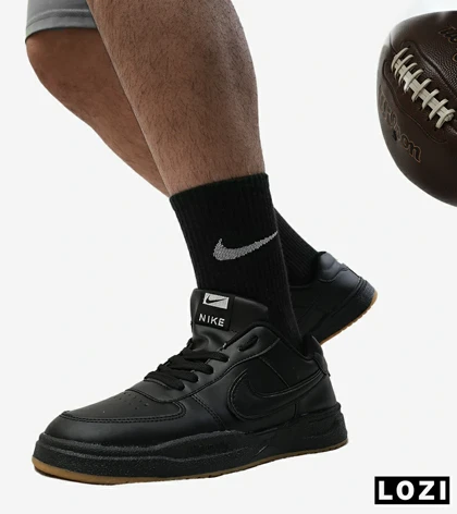 کفش کتانی مردانه و زنانه مشکی کرم NIKE AIR FORCE