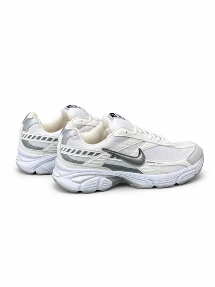 کفش کتانی بزرگ پا نایکی رانینگ وی 1000 سفید طوسی NIKE V1000