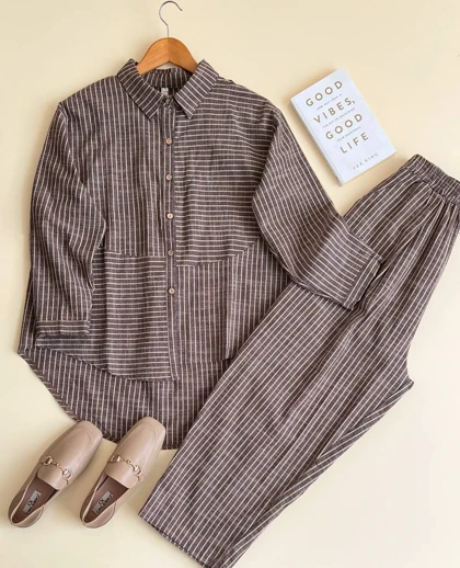 ست دو تیکه شومیز و شلوار کد 2018