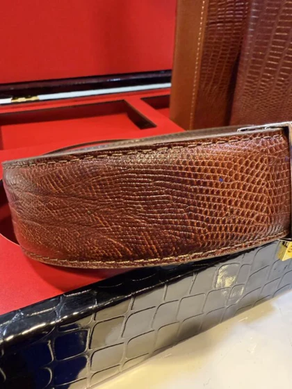 ست هدیه 3تیکه چرم طبیعی آرﺗﯿﻦ