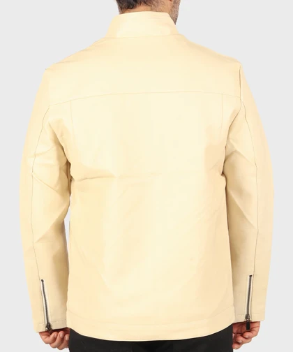 کت چرم ساده و یقه سه سانت 6317