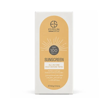 ضد آفتاب رنگی استلین Estelin مدل All In One SPF100