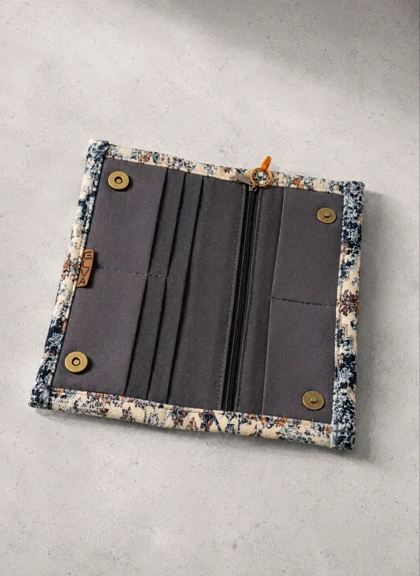 کیف پول مخمل طرح سنتی الوا