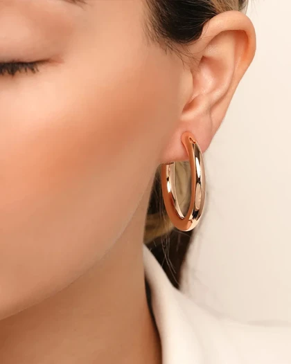 گوشواره میخی نیمه حلقه‌ای ژوپینگ
