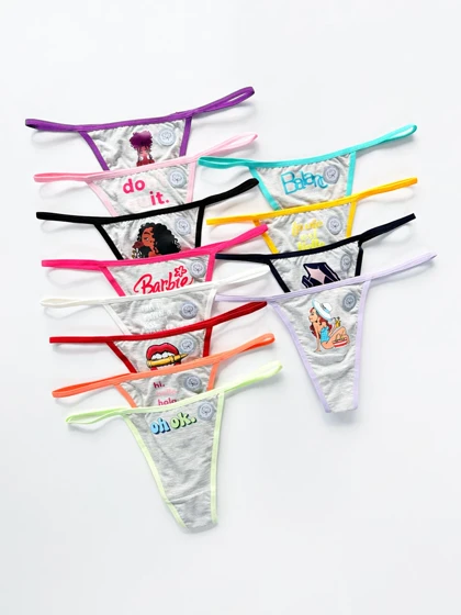 شورت بکلس بندی نوار دوزی نخ پنبه فیتن Fitan