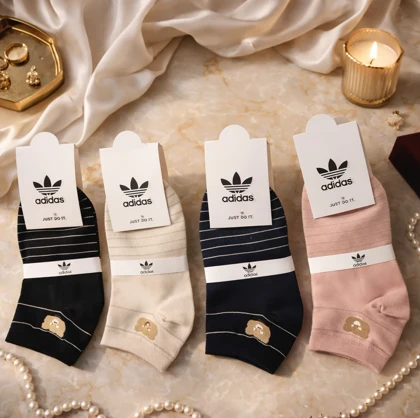 جوراب مچی فانتزی زنانه و دخترانه 12 جفتی برند نایکی