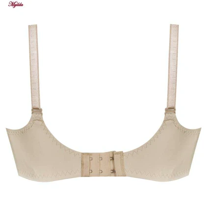 سوتین زنانه فنردار گیپور کرم برند پانیذ کد 44400