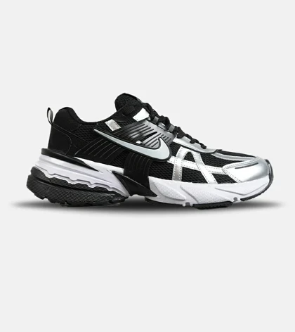 کفش کتانی مردانه و زنانه مشکی طوسی Nike cushlon مدل 8080