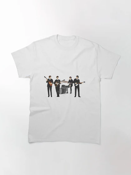 تیشرت گروه موسیقی beatles بیتلز تیشرت گروه موسیقی Beatles بیتلز Beatle Vintage Retro Line Up|Perfect Gift| کد 183845