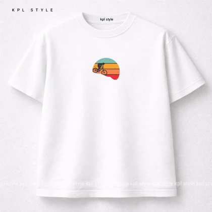 تیشرت باکسی طرح گرافیکی انگیزشی 100٪ پنبه | کد 1334