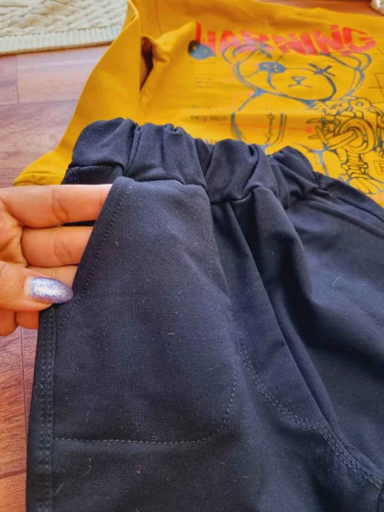 بلوز شلوار پسرانه طرح خرسی